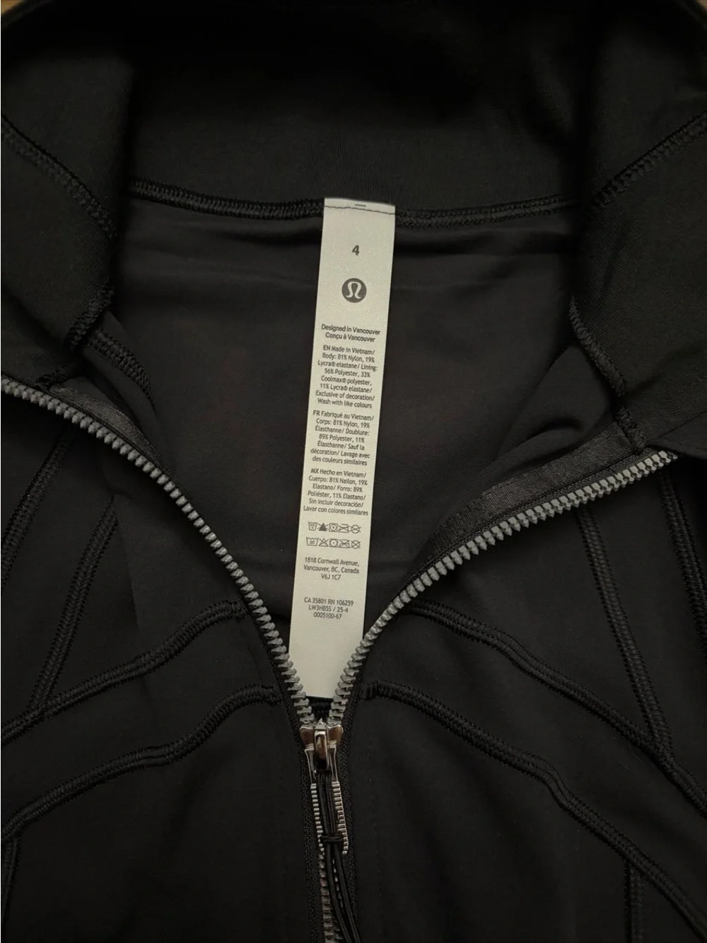 Lululemon Define Cropped Jacket NWT Black 4